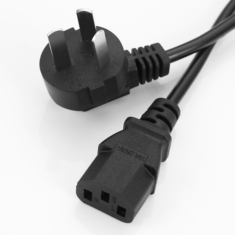国标三插品字尾 中规品字口插头 电水壶线电磁炉电脑主机ac电源线
