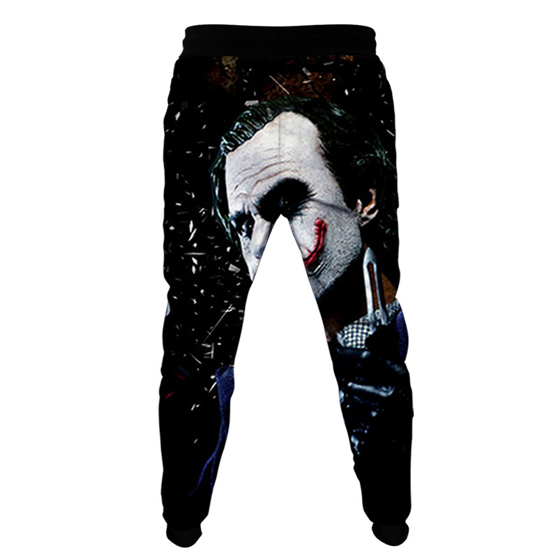 2020厂家直销外贸新款小丑系列数码印花男女式休闲运动束脚裤