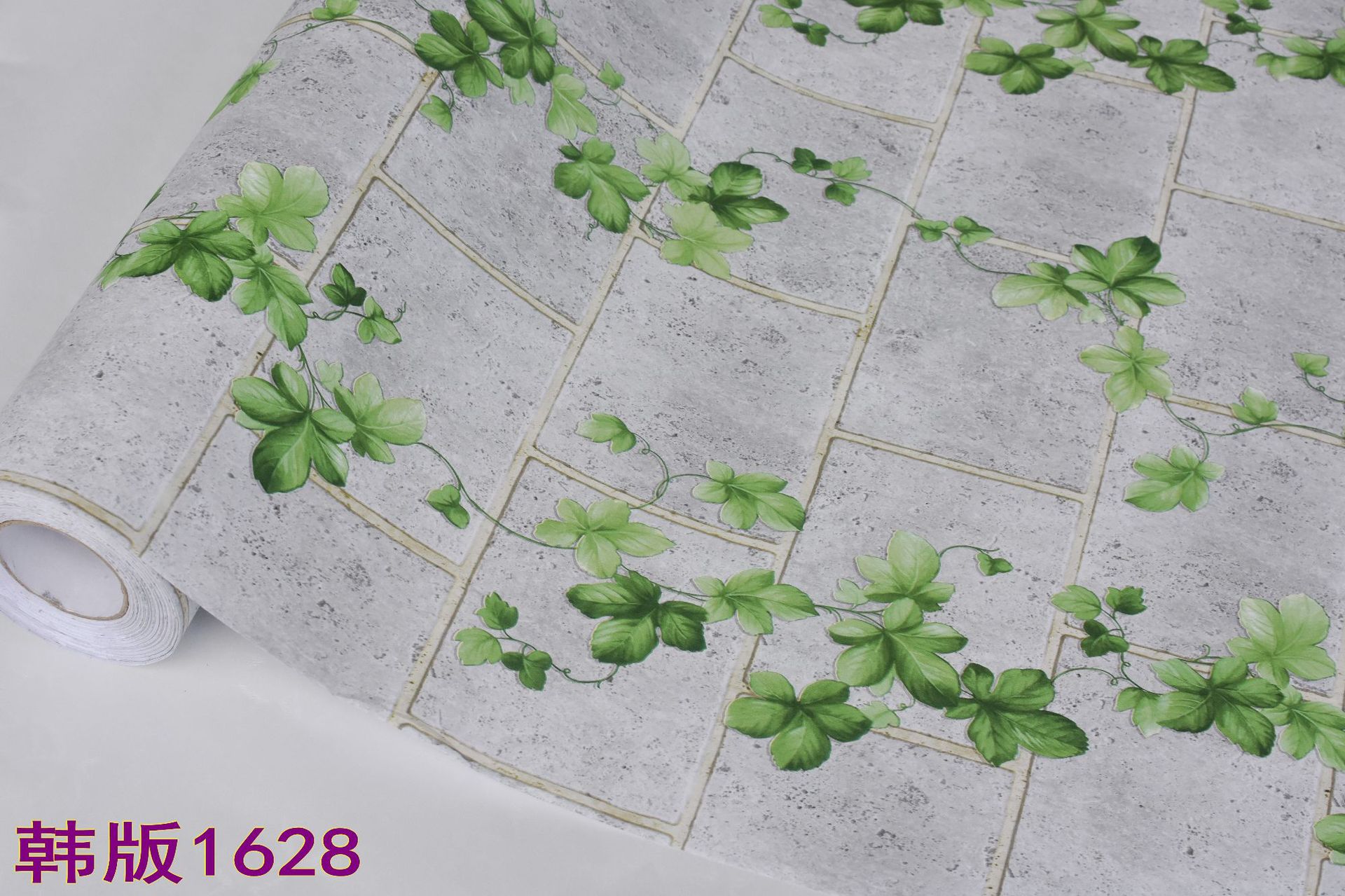 彩装膜壁纸自粘墙纸家具卧室翻新贴膜彩晶膜暗花卡通波浪暗花欧式