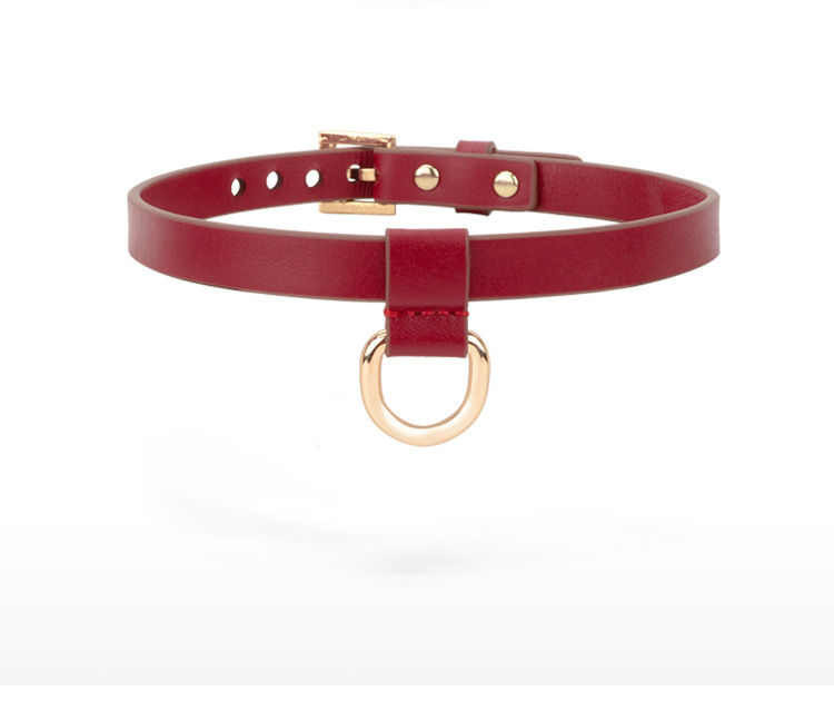 新款情趣用品smk9爱心项圈束缚调情围脖女用牵引绳成人性用品批发