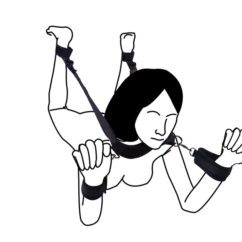 成人情趣用品捆绑 张腿束缚带 女性另类性爱辅助体位玩  厂家直销