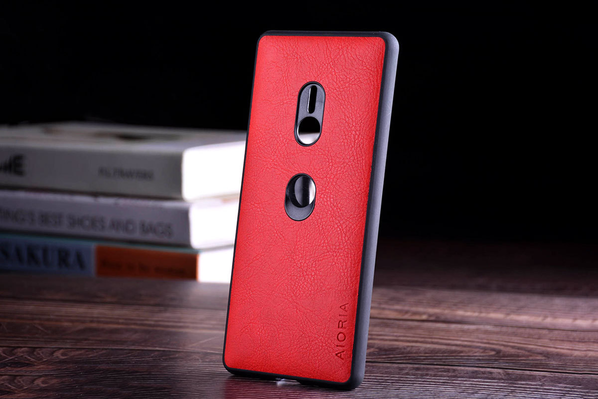 厂家直销适用于【索尼】xperia xz3手机保护套荔枝皮纹手机壳