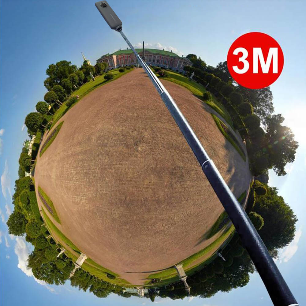 insta360 one r x2隐形3米自拍杆全景相机子弹时间手柄碳纤维长杆