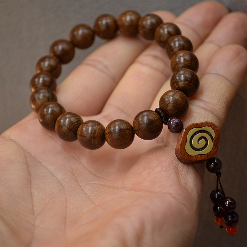 新春工艺10mm单圈六道木手链女款六道木手串