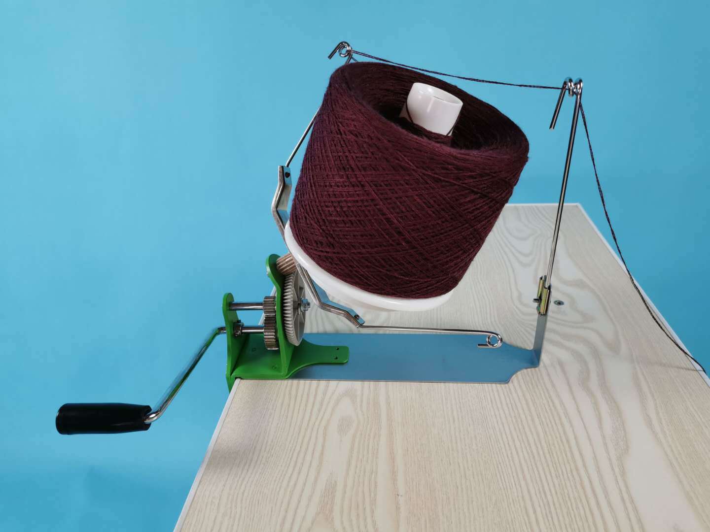 家用大型手摇羊绒线毛线合股绕线器 摇线机 缠线器 理线器
