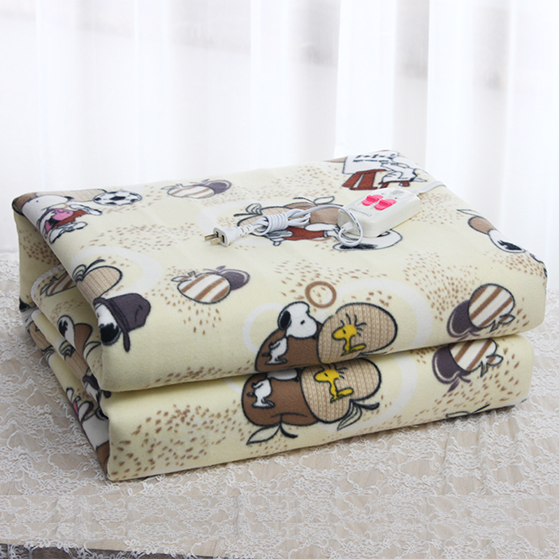 正品雪之韵品牌厂家直销批发电热毯150*120cm调温电褥子诚招代理