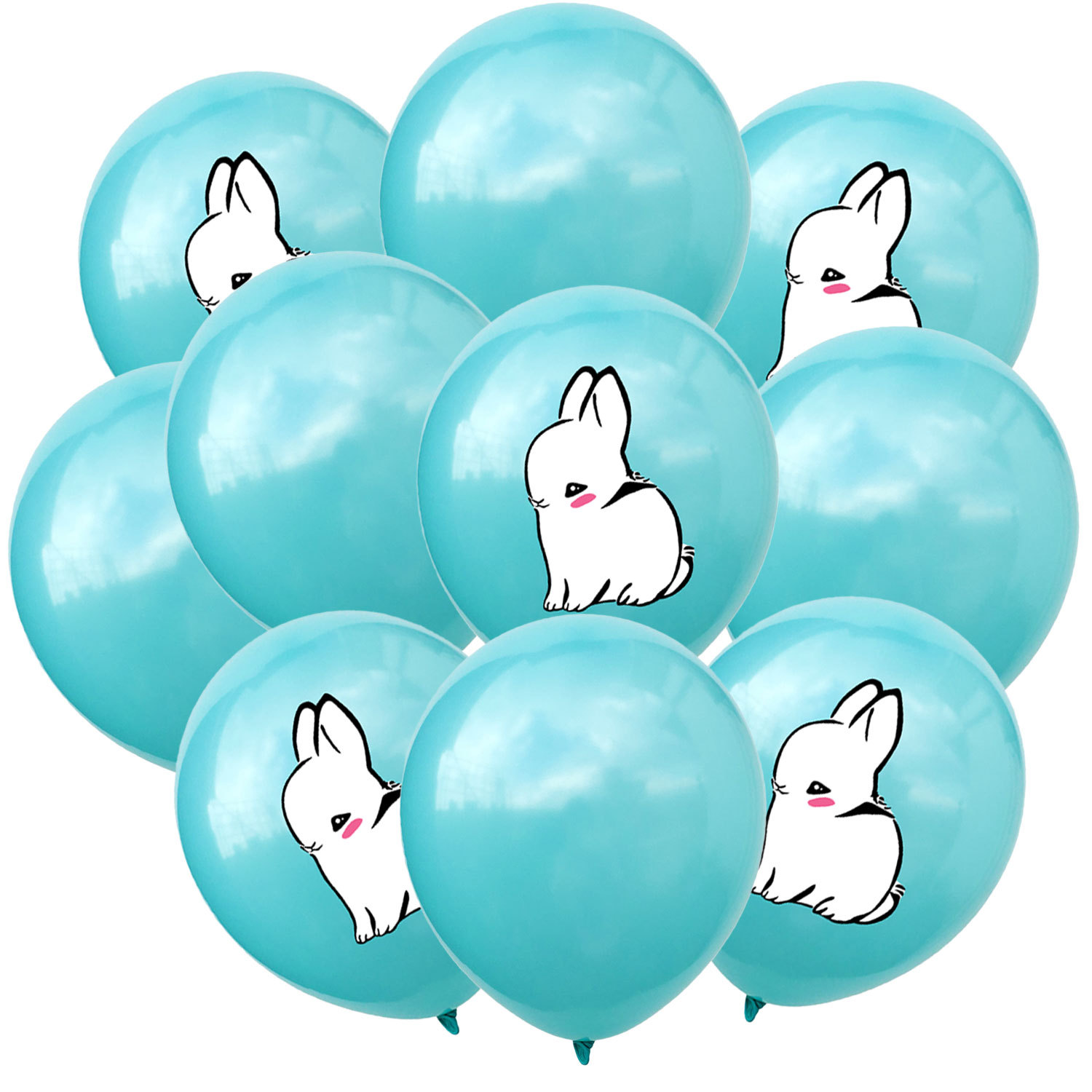 小兔子纯色蒂芙尼蓝