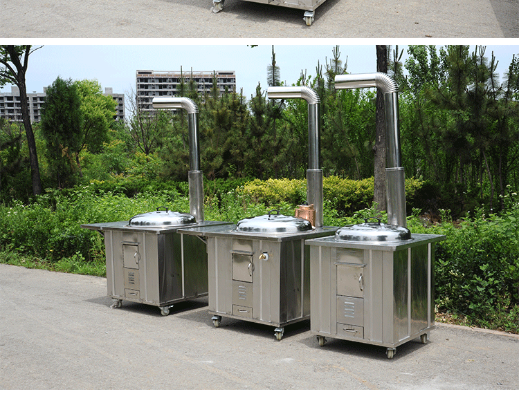 农村不锈钢土灶台大锅台户外家用多功能烧木柴节能炉子无烟柴火灶