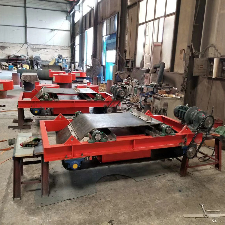 自卸除铁器干式强磁双筒磁选机厂家直销永磁自卸式皮带除铁器定制