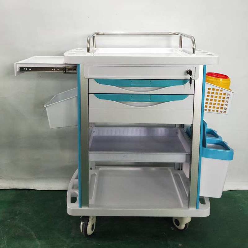 医院用多功能abs治疗车 抢救车送药车手推车护理车口腔医院器械车