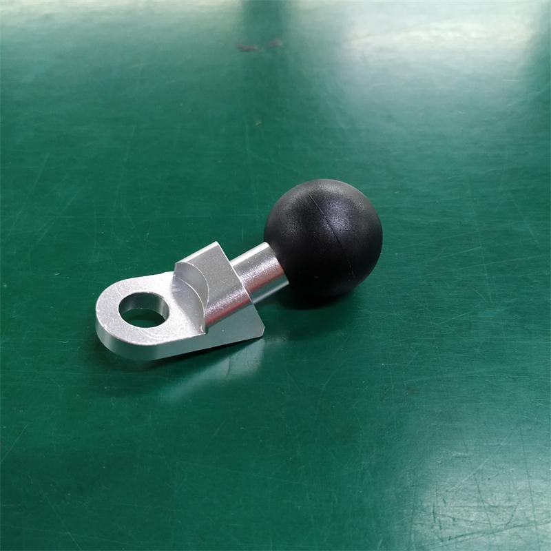 供应拉力摩托车踏板车一英寸球头菱形固定手机支架底座铝合金材质