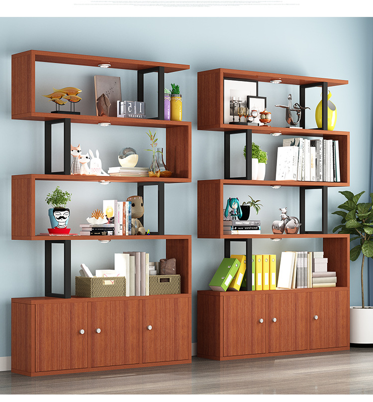 货架展示架理发店产品置物架多层货柜隔断柜商品陈列架化妆品展柜