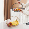 Northern Europe style Fruit plate originality a living room tea table household personality Net Red ins snacks portable Hamper Storage baskets