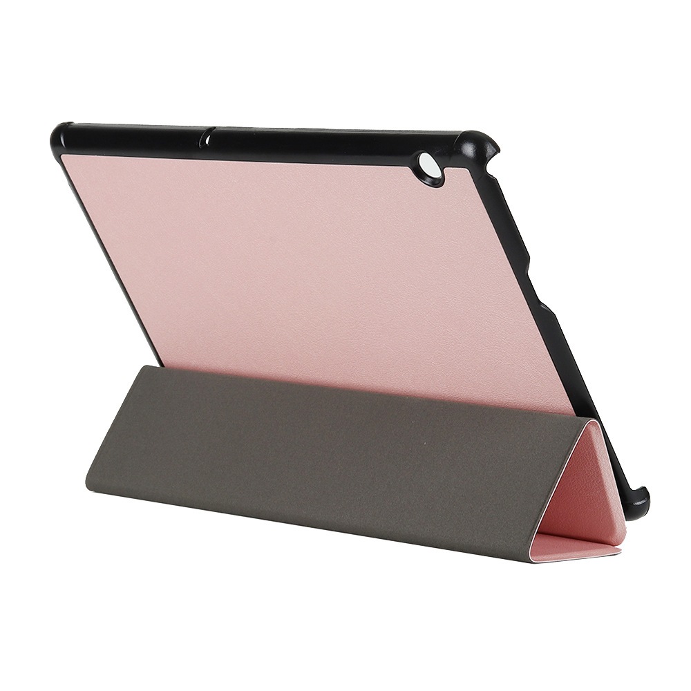 适用于华为t5 10平板三折保护套 华为荣耀平板5 10.1寸皮套保护壳