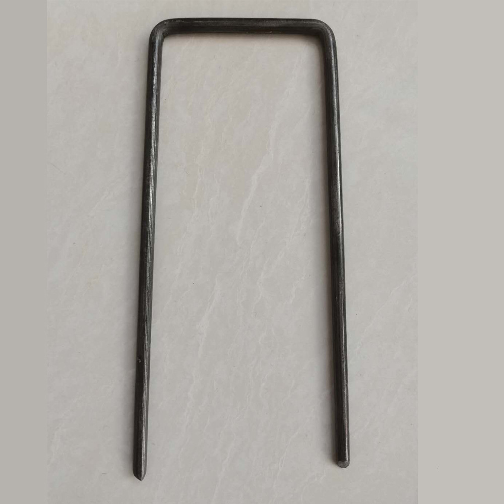 镀锌园艺防草布地钉草坪大棚绿化草皮钉钢丝u型植物固定钉u型地钉