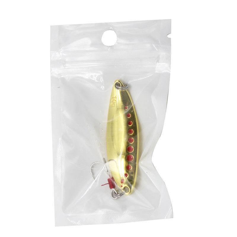 Factory Wholesale Red Dot Leech Sequins 2.5G-25G Lure Bait Lure Mandarin Fish Topmouth Culter with Feather Blood Slot Hook