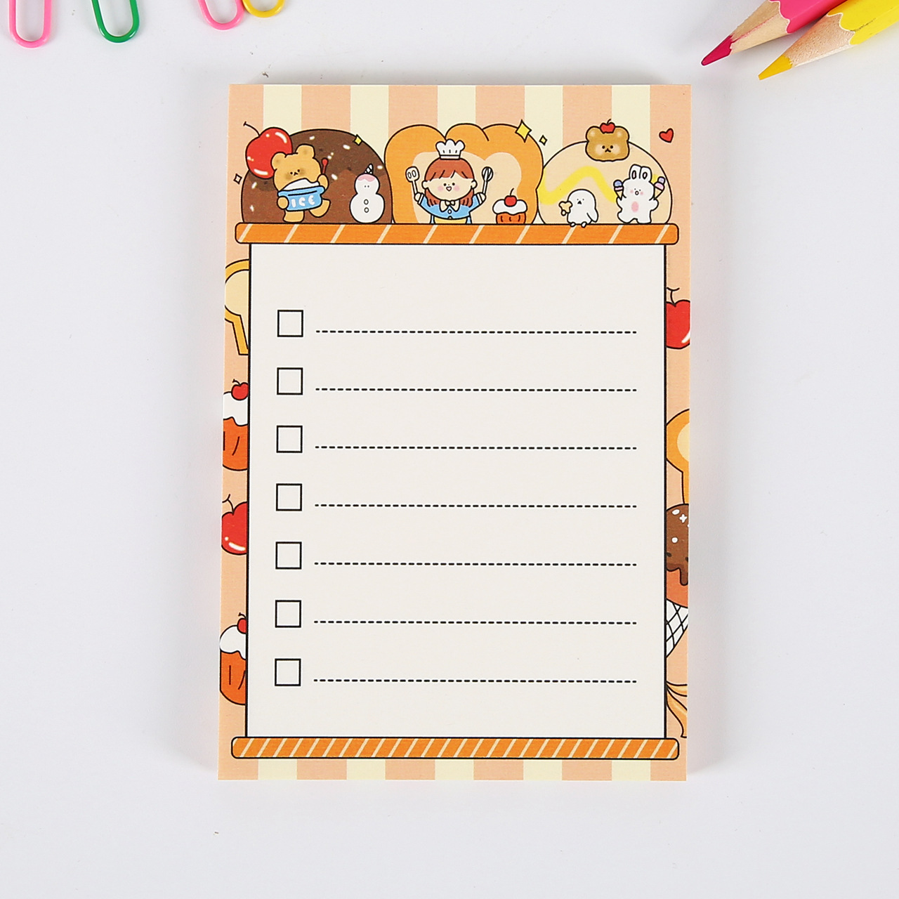 网红少女心便签本卡通便利纸无粘性留言记事本备忘录小本子定制-阿里