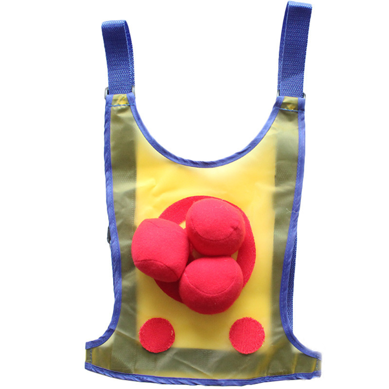 儿童粘球衣幼儿园游戏粘球背心投掷靶躲避游戏比赛道具感统训练