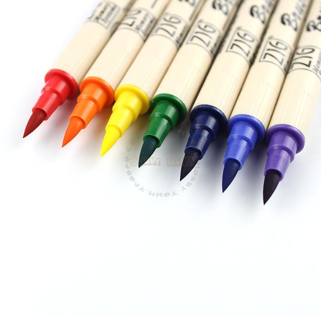 日本吴竹 zig深浅双色双头马克笔