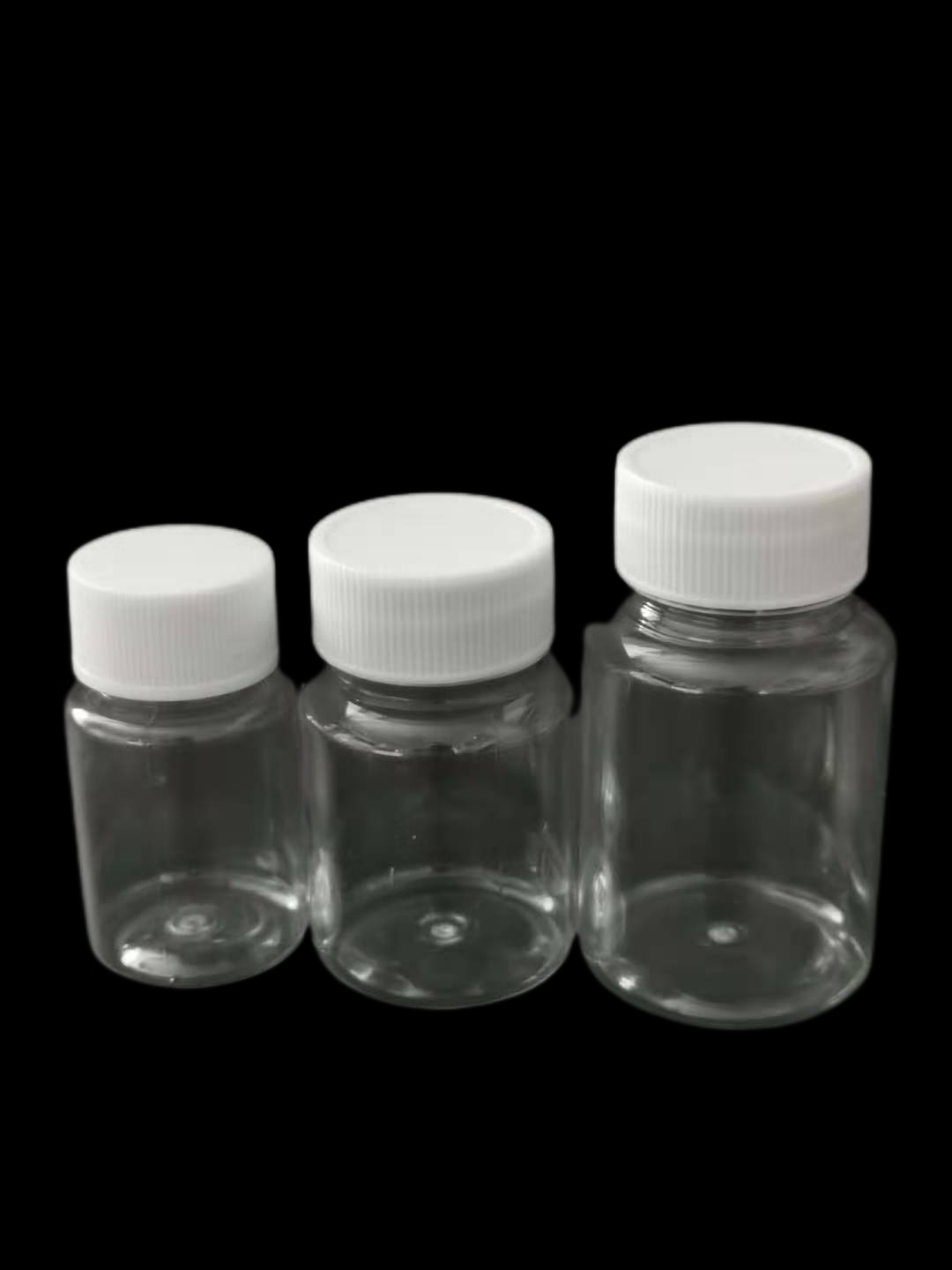 50ml毫升批发大口透明塑料瓶固体液体分装瓶包装瓶胶囊瓶空瓶子