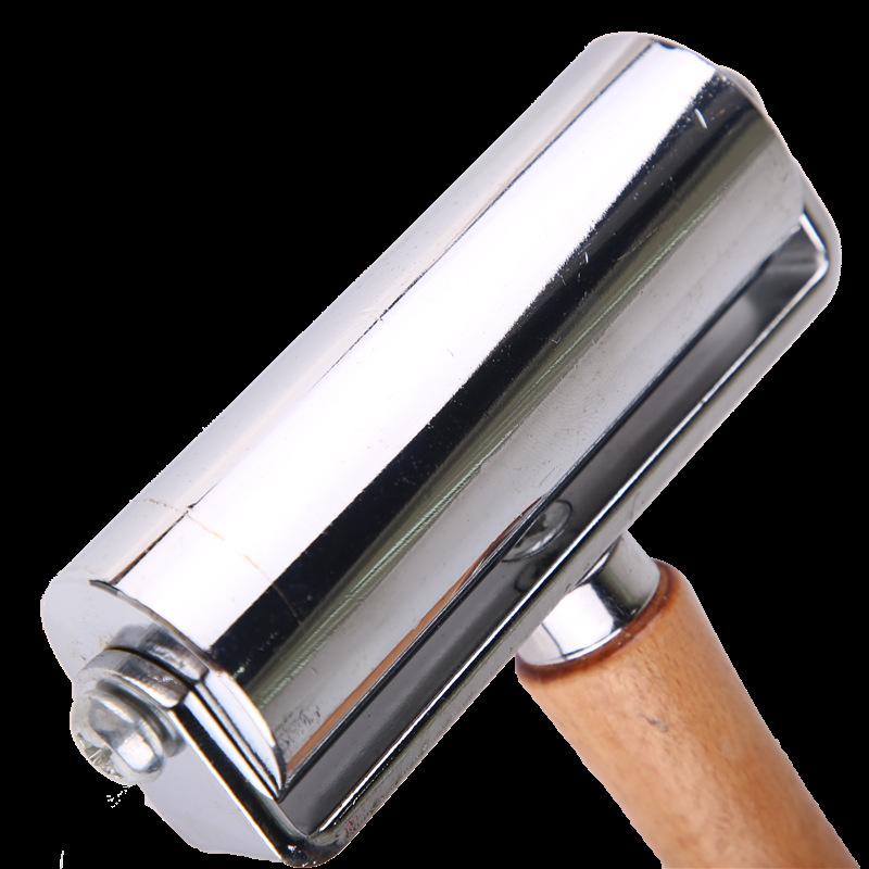 皮艺皮具牛皮子皮革皮雕工具 滚轮滚边器滚筒滚压边器铁滚