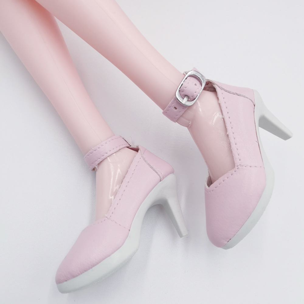 60cm叶罗丽比芭娃娃通用高跟鞋 bjd 60cm冰公主娃娃高跟皮鞋靴子