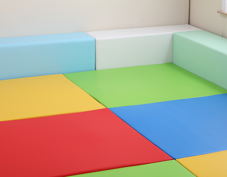 幼儿园软体地垫墙壁软包儿童房防摔垫早教中心宝宝爬爬软垫