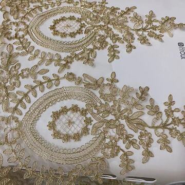 金色菠萝花边diy用料车骨花边蕾丝花边面料服装辅料删减版
