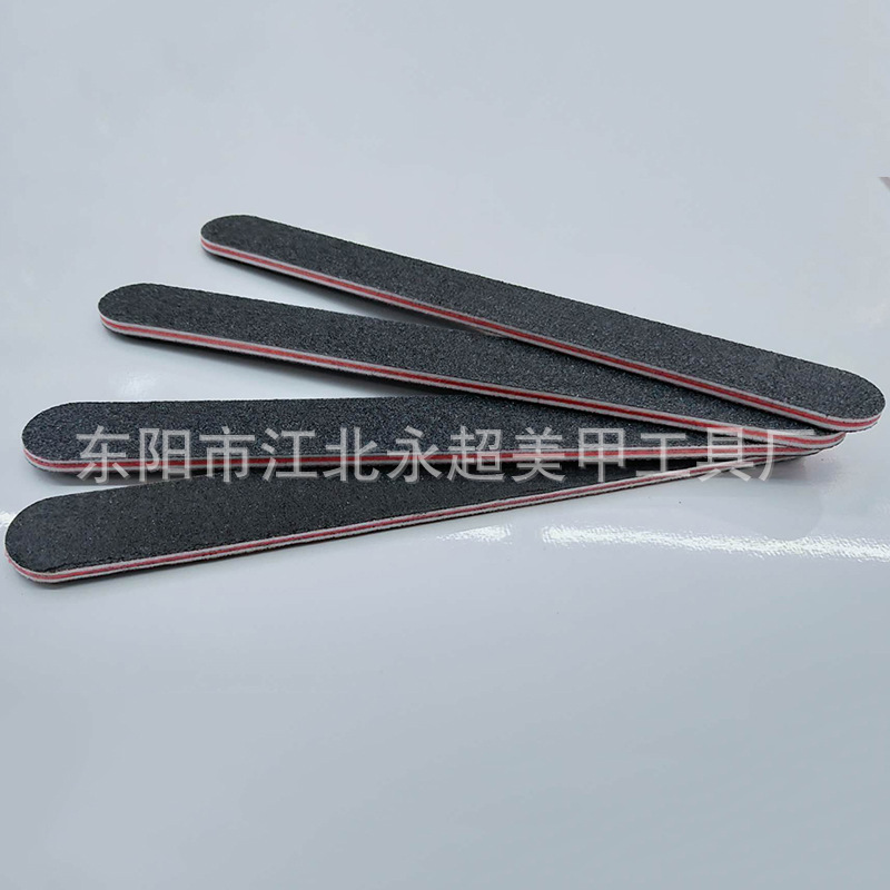 In Stock Wholesale Manicure Double-Sided Sanding Bar Black Nail File Nail Beauty Tools Products Nail File