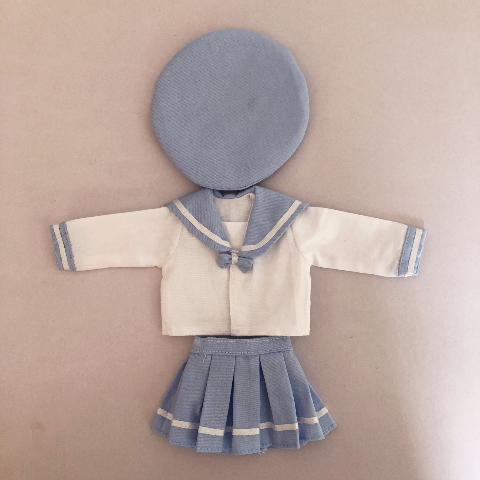bjd六分娃衣ob11水手服套装molly娃娃衣服12分8分6分【来图定制】