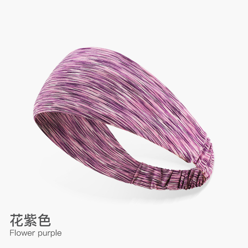 Exercise Hair Band Outdoor Running Fitness Yoga Sweat-Absorbing Hair Band Color Men's Women's Scarf Anti-Sweat Band Xtj35