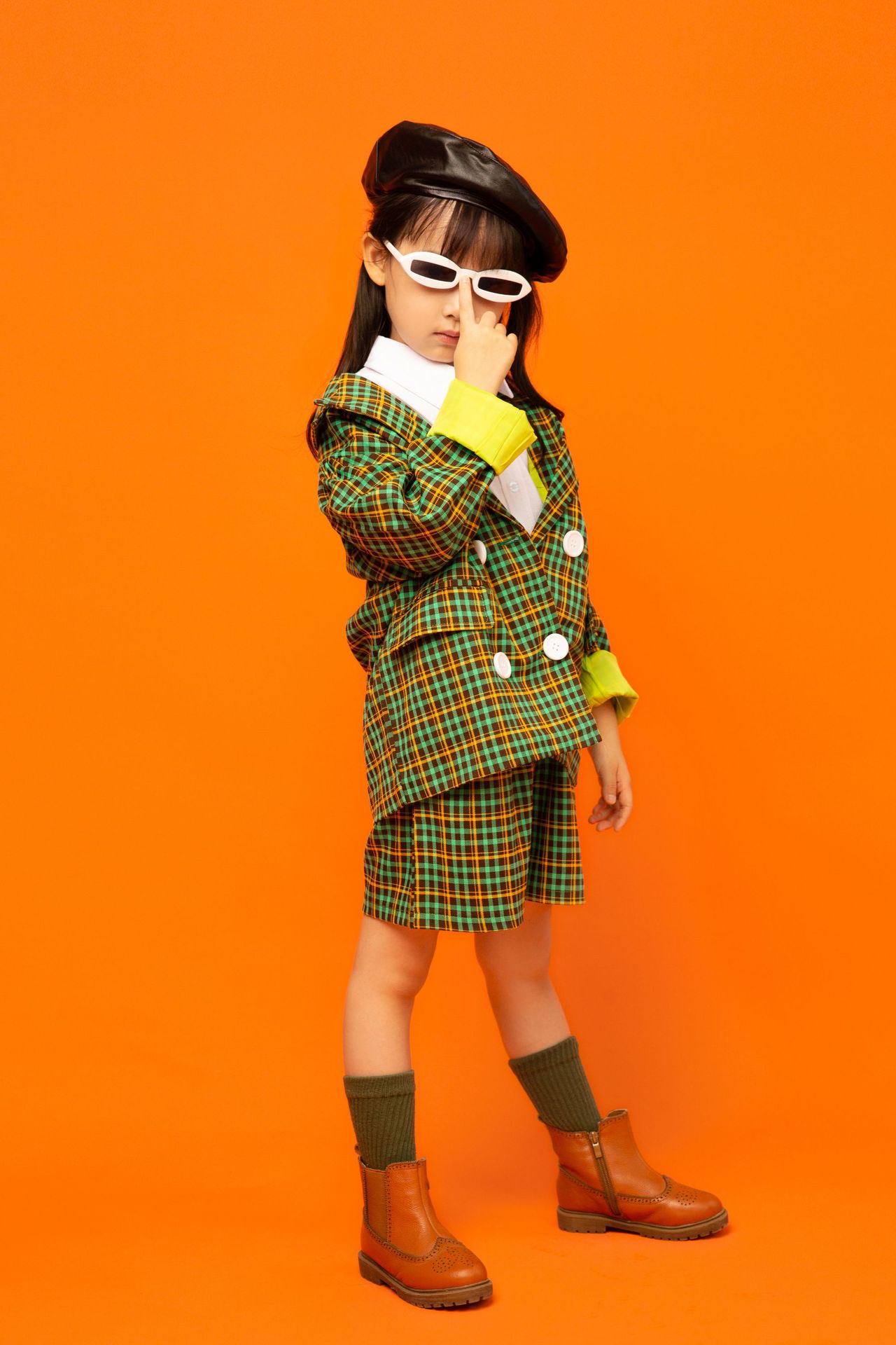 2020新款儿童摄影服装时尚潮童女孩影楼拍照写真韩版潮服饰特价