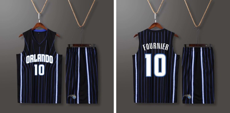 魔术队球衣1号麦迪00号阿隆戈登9号武切维奇10号富尼耶篮球服定制