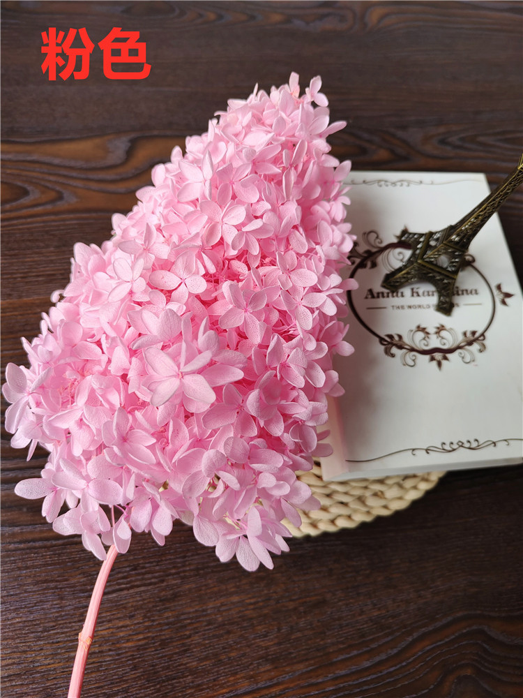 永生花宝塔绣球单支中叶木绣球云南永生花保鲜花批发家居装饰花束