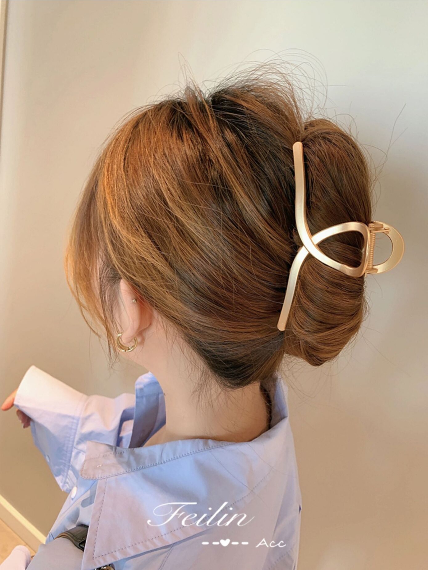 夹子固定头发头饰金属发夹后脑勺大号抓夹鲨鱼夹发抓发卡扎发神器