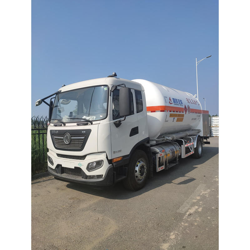 山东沾化15立方国六小型lng液化天然气移动供液车加气车协助上户