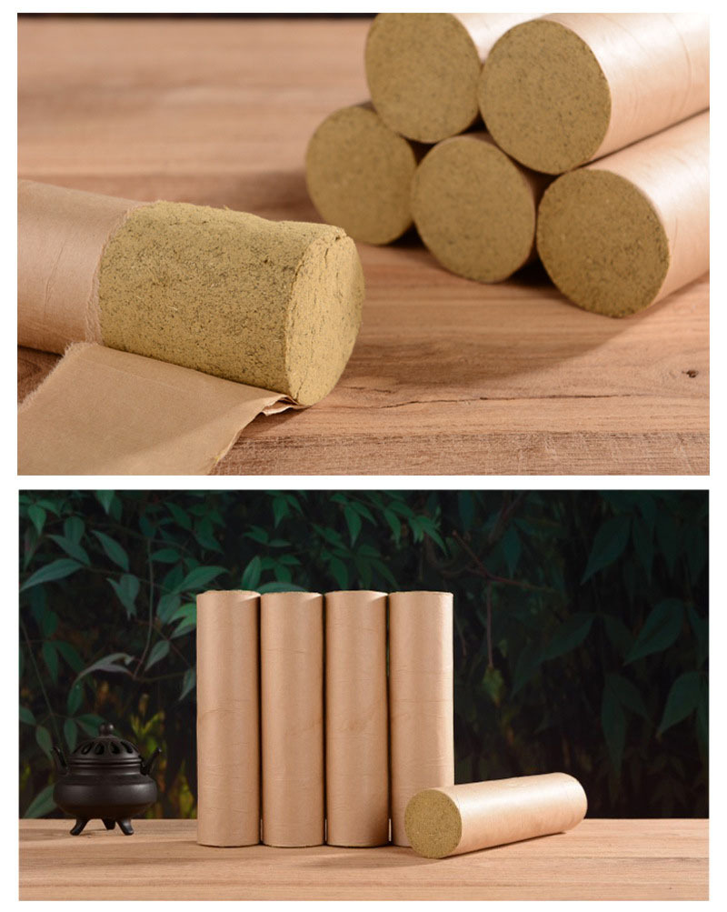 厂家直销粗艾条4cm加粗5cm加大艾柱大艾条粗艾绒条