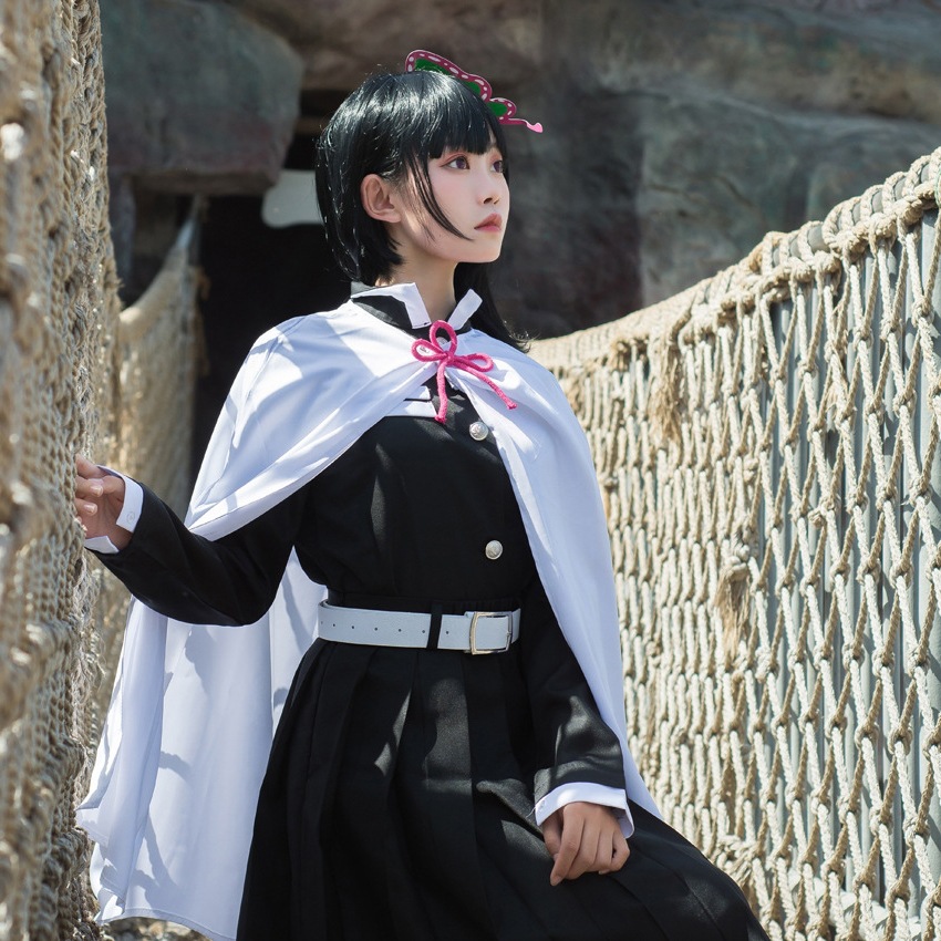 鬼灭之刃栗花落香奈乎鬼队队服play服装鬼杀队队服全套代发