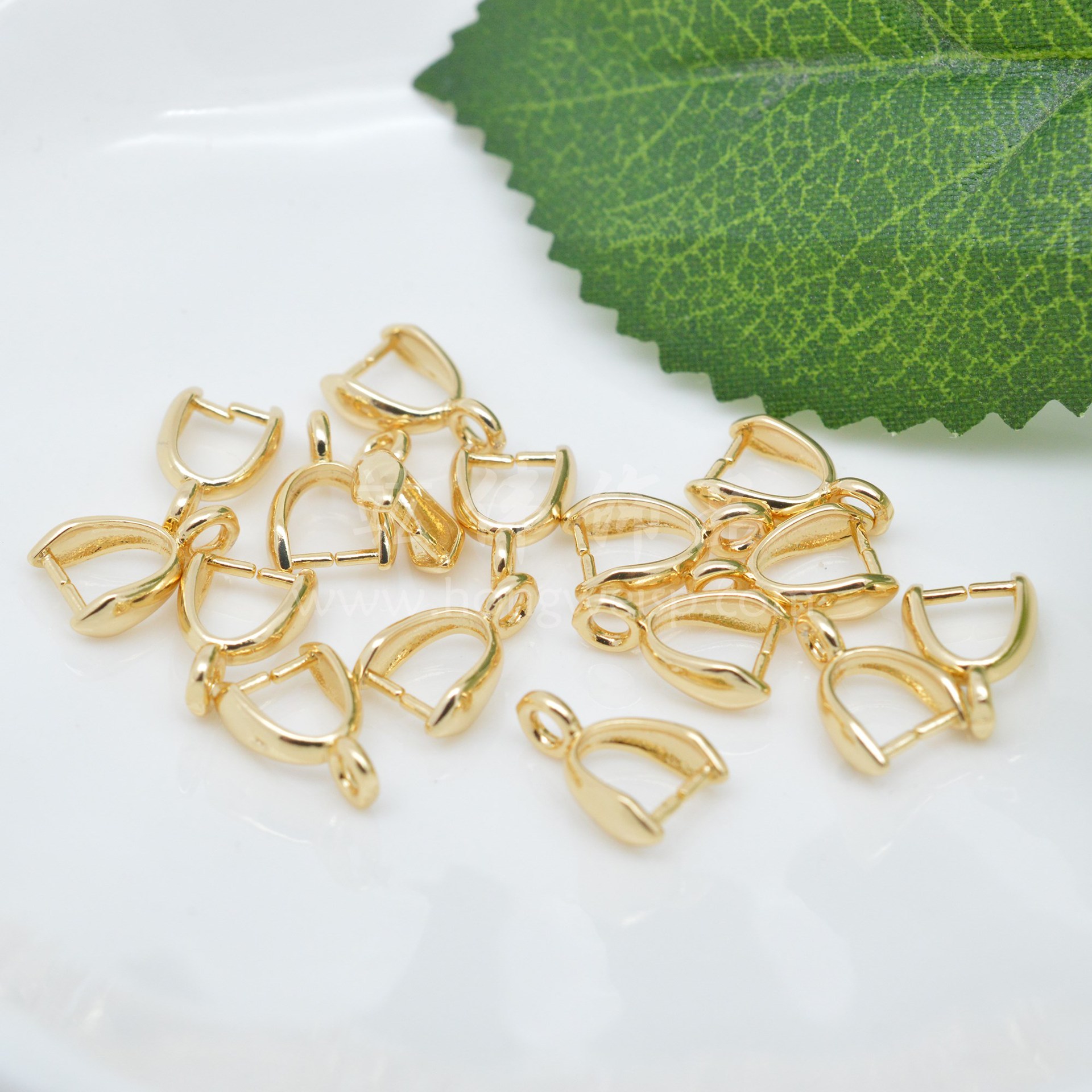 diy饰品配件 铜镀18k金简易瓜子扣夹扣 手工饰品耳饰配件-阿里巴巴