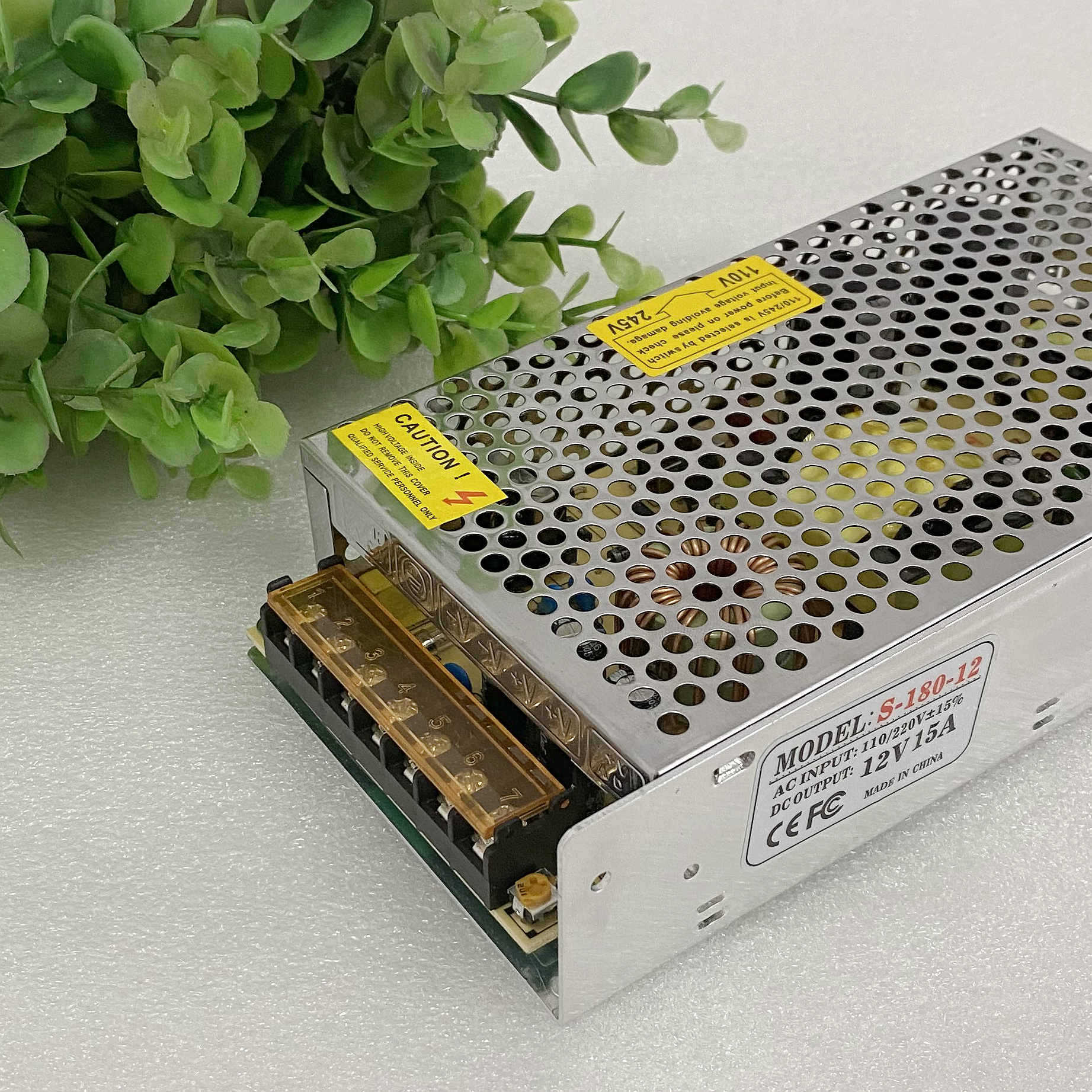 12v开关电源 s-180-12电源 12v开关电源 12v15a电源 监控电源