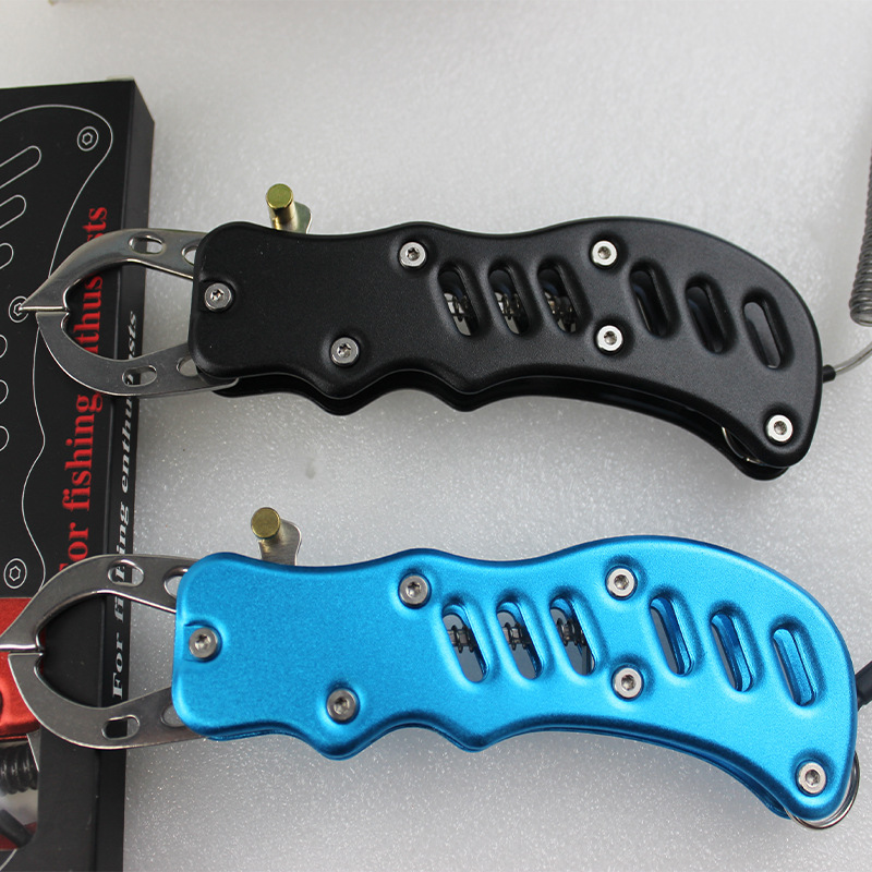 不锈钢控鱼器钓鱼钳路亚钳鱼嘴钳夹鱼控鱼钳指板抓鱼起鱼工具路亚