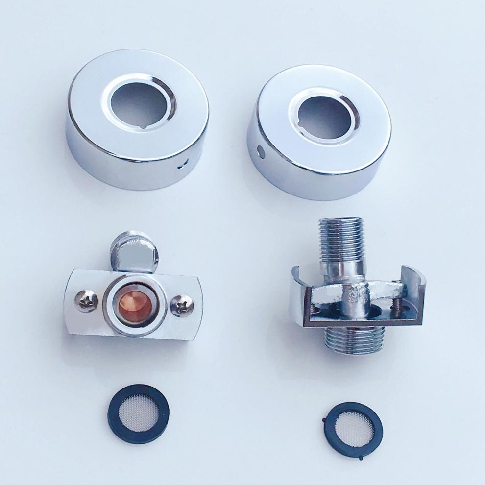 铜曲脚万向可调节弯角 淋浴阀花洒中长超长拐角 淋浴电镀大弯角