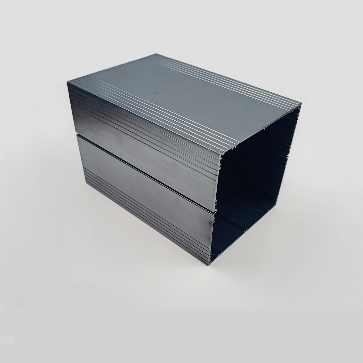 136x136功放外壳diy铝合金壳体机箱铝型材外壳正方体铝机箱8218