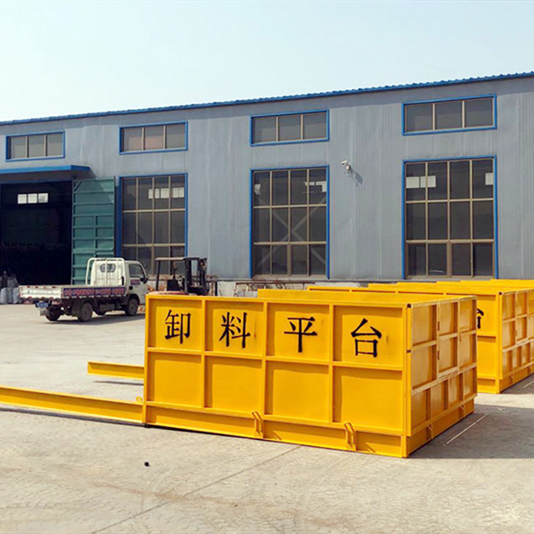 建筑工地卸料平台施工升降机移动吊装台抽屉式高空作业吊运机厂家