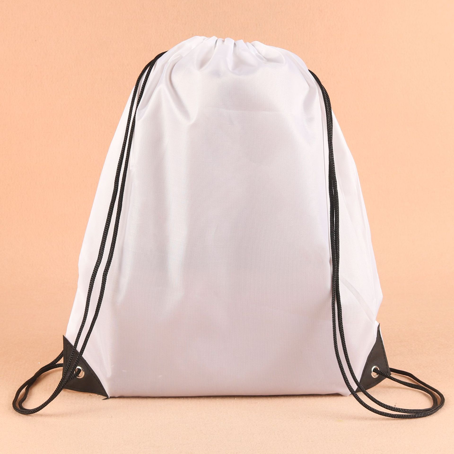 现货 定制210/420涤纶束口袋补习舞蹈美术兴趣班双肩包抽绳拉绳袋