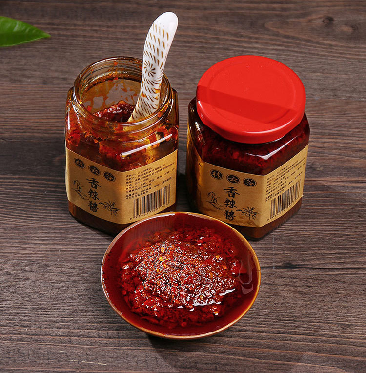 香辣酱四川产下饭辣椒酱火锅蘸酱拌饭拌面调味酱料瓶