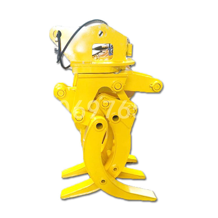 厂家新款挖掘机夹子小型液压抓木器 360旋转 抓木材钢铁废料直销