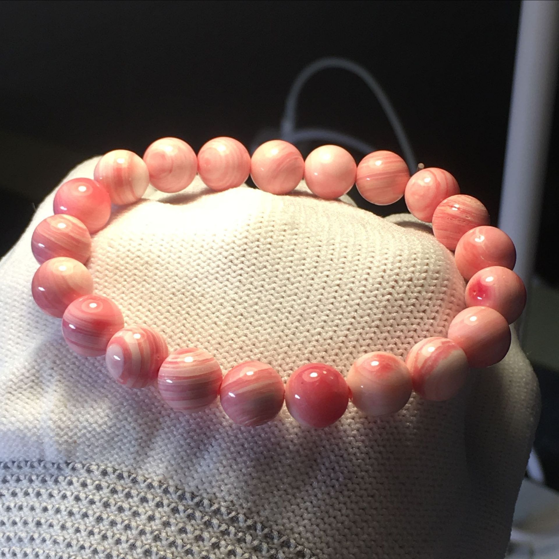 女王贝手链手串108 6/8/10mm胭脂螺手串