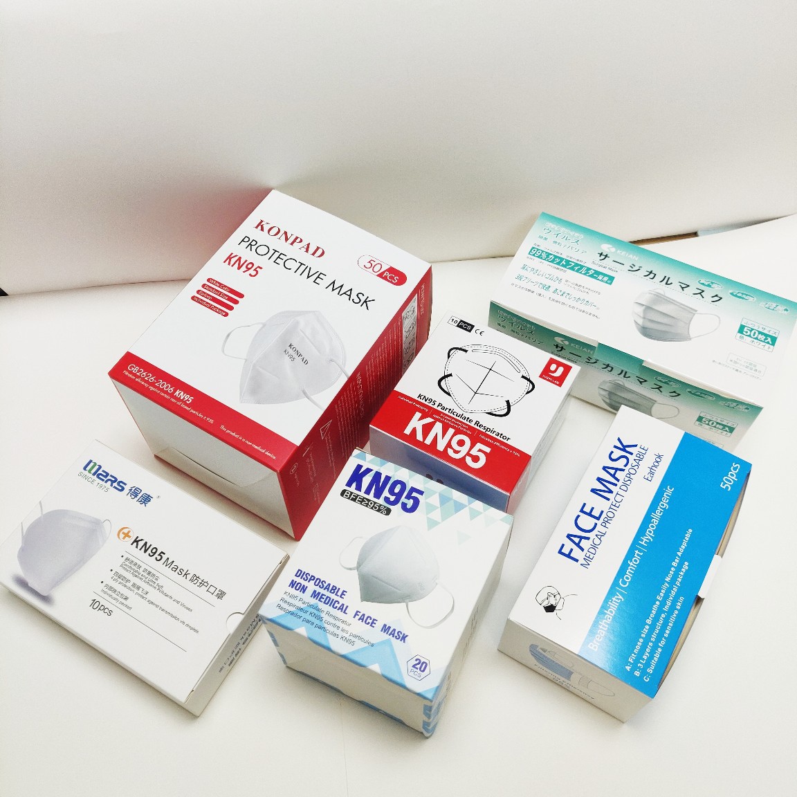 kn95口罩包装盒 n95口罩盒 东莞 深圳 广州 珠三角工厂定做-阿里巴巴