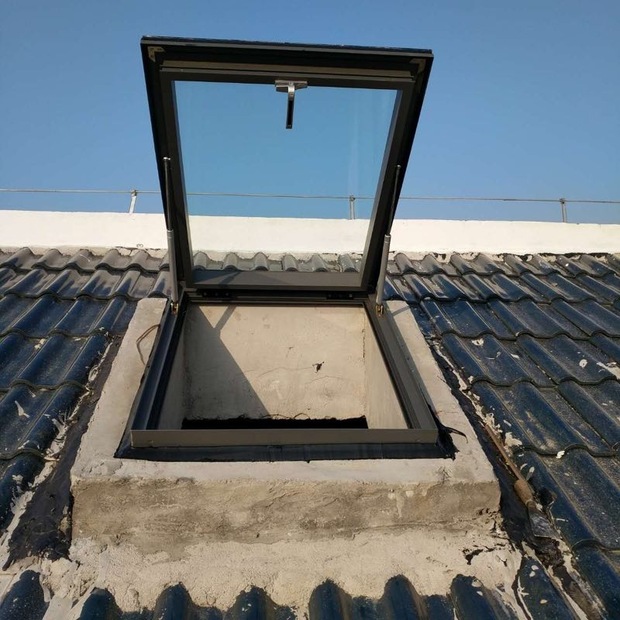 电动平推天窗 屋顶采光通风天窗可上门安装电动天窗 矩阵天窗定制